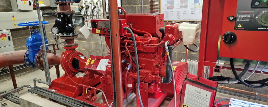 Sprinkler Pump Room.